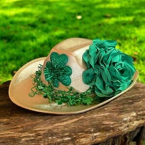 Gold St. Patrick’s Day Cowboy Hat
